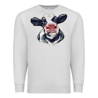 Dove Grey holstein calf face Premium Sweatshirt - LillyAllenDesigns