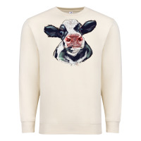 Sandshell holstein calf face Premium Sweatshirt - LillyAllenDesigns