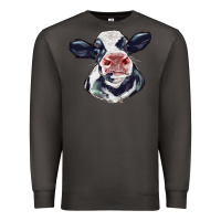 Smoke holstein calf face Premium Sweatshirt - LillyAllenDesigns