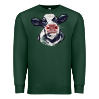 Sports Green holstein calf face Premium Sweatshirt - LillyAllenDesigns