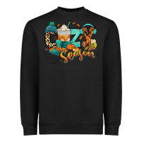 Black Cozy season Fall Heavyweight Sweatshirt - RanaPortraitStore
