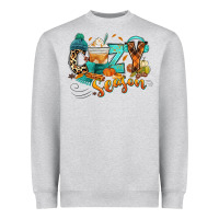 Heather Grey Cozy season Fall Heavyweight Sweatshirt - RanaPortraitStore