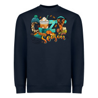 Navy Cozy season Fall Heavyweight Sweatshirt - RanaPortraitStore