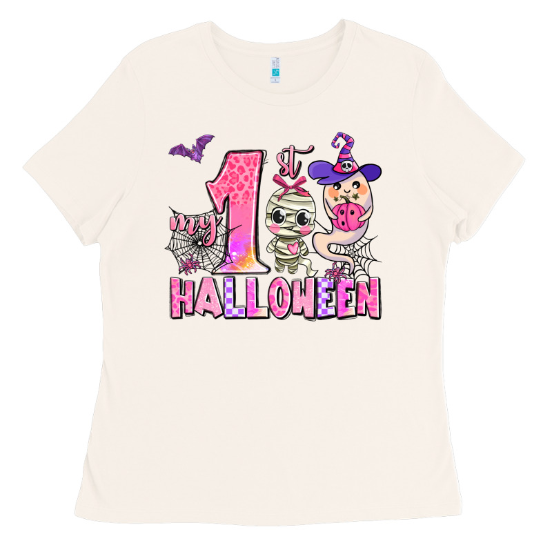 My First Pink Halloween Ladies Tee by AdoDesignShop | Teevron