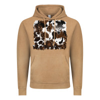Vintage Camel leopard cowhide background Vintage Hoodie - RanaPortraitStore