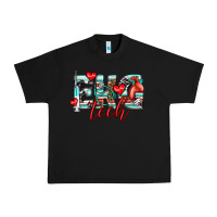 Black ekg tech Urban Heavy Tee - texasbilliewilder