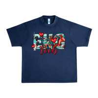 Navy ekg tech Urban Heavy Tee - texasbilliewilder