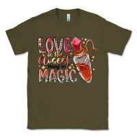 Army Green love is the closet thing to magic Classic Tee - RacoonDesign