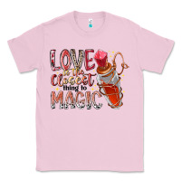 Bubblegum Pink love is the closet thing to magic Classic Tee - RacoonDesign