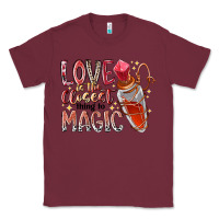 Burgundy love is the closet thing to magic Classic Tee - RacoonDesign