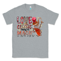 Heather Grey love is the closet thing to magic Classic Tee - RacoonDesign