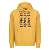 Mustard christmas reindeers Premium Hoodie - MaliasSmallBusiness
