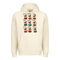 Sandshell christmas reindeers Premium Hoodie - MaliasSmallBusiness