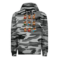 Slate Camo christmas reindeers Premium Hoodie - MaliasSmallBusiness