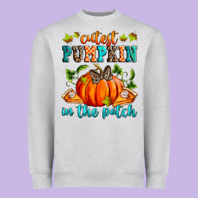 Heavyweight Sweatshirt Cutest pumpkin in the patch