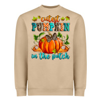 Mushroom Cutest pumpkin in the patch Heavyweight Sweatshirt - RanaPortraitStore