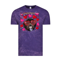 Cloud Purple valentine's day havanese dog Vintage Tee - RanaPortraitStore