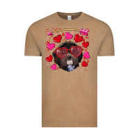 Vintage Coffee valentine's day havanese dog Vintage Tee - RanaPortraitStore