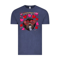 Vintage Denim valentine's day havanese dog Vintage Tee - RanaPortraitStore