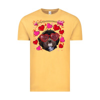 Vintage Mustard valentine's day havanese dog Vintage Tee - RanaPortraitStore