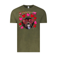 Vintage Olive valentine's day havanese dog Vintage Tee - RanaPortraitStore
