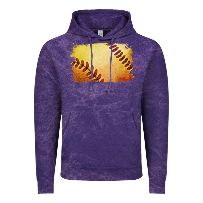 Softball Brushstroke Vintage Hoodie by RanaPortraitStore | Teevron