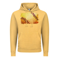 Vintage Mustard softball brushstroke Vintage Hoodie - RanaPortraitStore