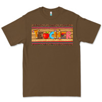 Cacao teacher pen apple license plate template Premium Tee - Artiststas