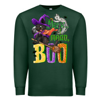 Sports Green Meow i mean, boo Halloween Premium Sweatshirt - NancyCooperArtShop