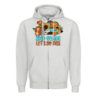 Dove Grey 2nd grade let s do this Zipper Hoodie - JahusDesignShop