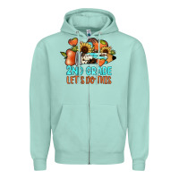 Seafoam 2nd grade let s do this Zipper Hoodie - JahusDesignShop