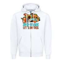 White 2nd grade let s do this Zipper Hoodie - JahusDesignShop