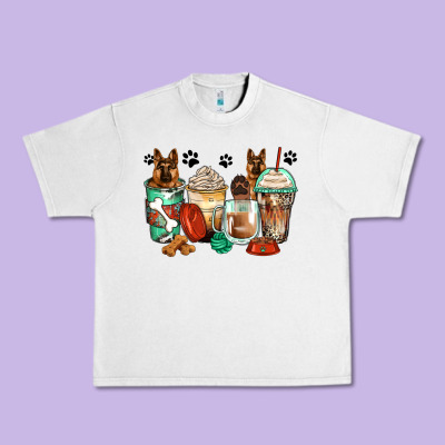 German Shepherds Coffee Cups Urban Heavy Tee Designed By Zillion Design Studio
