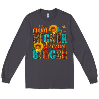 Smoke aim higher dream bigger Long Sleeve Tee - HRA Design Shop