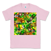 Bubblegum Pink St. Patrick's Donkey With Shamrock Seamless Classic Tee - FaDigitalArtStudio