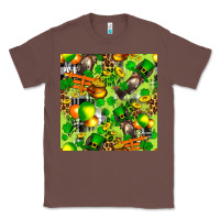 Chestnut St. Patrick's Donkey With Shamrock Seamless Classic Tee - FaDigitalArtStudio