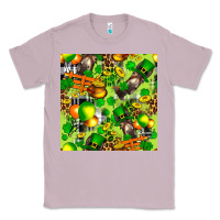 Lilac St. Patrick's Donkey With Shamrock Seamless Classic Tee - FaDigitalArtStudio