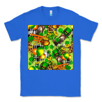 True Royal St. Patrick's Donkey With Shamrock Seamless Classic Tee - FaDigitalArtStudio