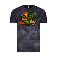 Cloud Black juneteenth hearts Vintage Tee - Zillion Design Studio