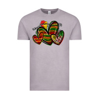 Vintage Zinc juneteenth hearts Vintage Tee - Zillion Design Studio