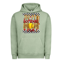 Pigment Oil Green in my softball mom era Urban Hoodie - Artiststas