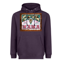 Plum western bull skull mama mousepad Heavyweight Hoodie - BarkalooDesign