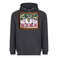 Western Bull Skull Mama Mousepad Heavyweight Hoodie | Teevron