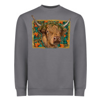 Storm Fall Cow Heavyweight Sweatshirt - RanaPortraitStore