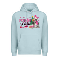 Blue Mist freezing to death skeleton Premium Hoodie - MaliasSmallBusiness