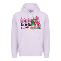 Lilac freezing to death skeleton Premium Hoodie - MaliasSmallBusiness