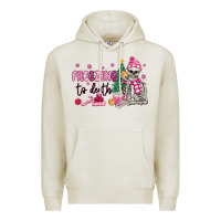 Oatmeal Heather freezing to death skeleton Premium Hoodie - MaliasSmallBusiness