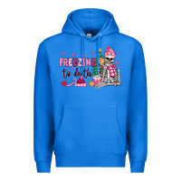 True Royal freezing to death skeleton Premium Hoodie - MaliasSmallBusiness