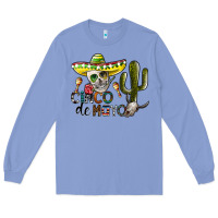 Colony Blue cinco de mayo Long Sleeve Tee - SublimationCraftShop