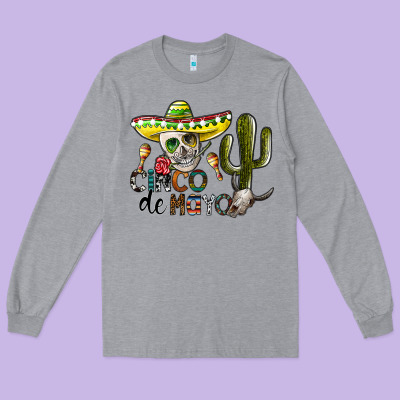 Cinco De Mayo Long Sleeve Tee Designed By Sublimationcraftshop